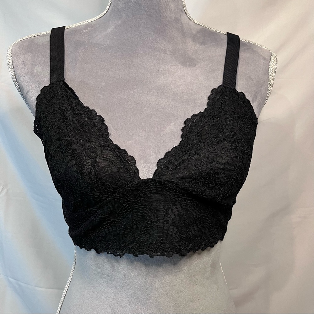 Free People Intimately Bralette Strappy Lace Size Medium